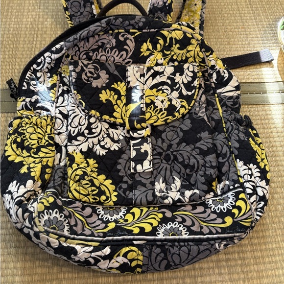 Vera Bradley Baroque pattern quilted backpack - Picture 5 of 12